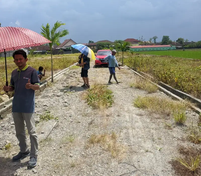 Tanah Kavling Murah Kota Nguter Siap BANGUN dekat Pasar Nguter