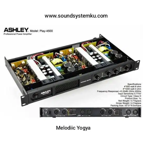 Power Ampli Ashley Play 4500