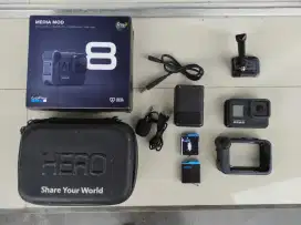 Gopro 8 Black Paket Motovlog