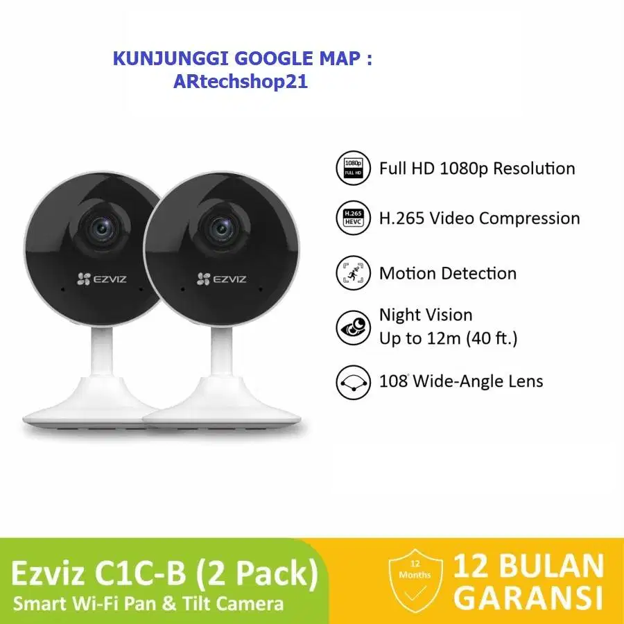 PAKET CCTV 2 CAMERA PLUS PASANG