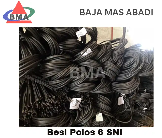 besi beton 6 polos sni