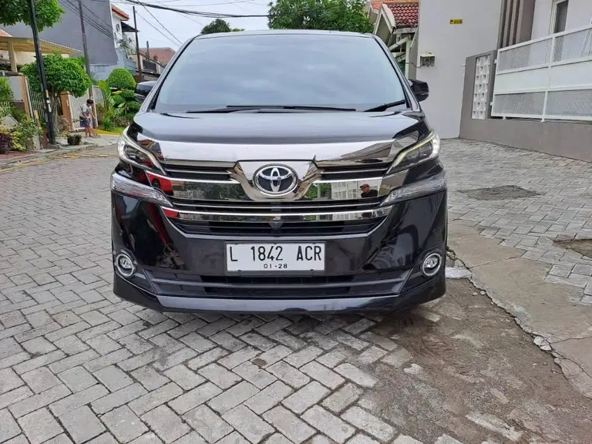 READY STOCK
TOYOTA VELLFIRE 2.5 G ATPM AT TAHUN 2017 ORISINIL