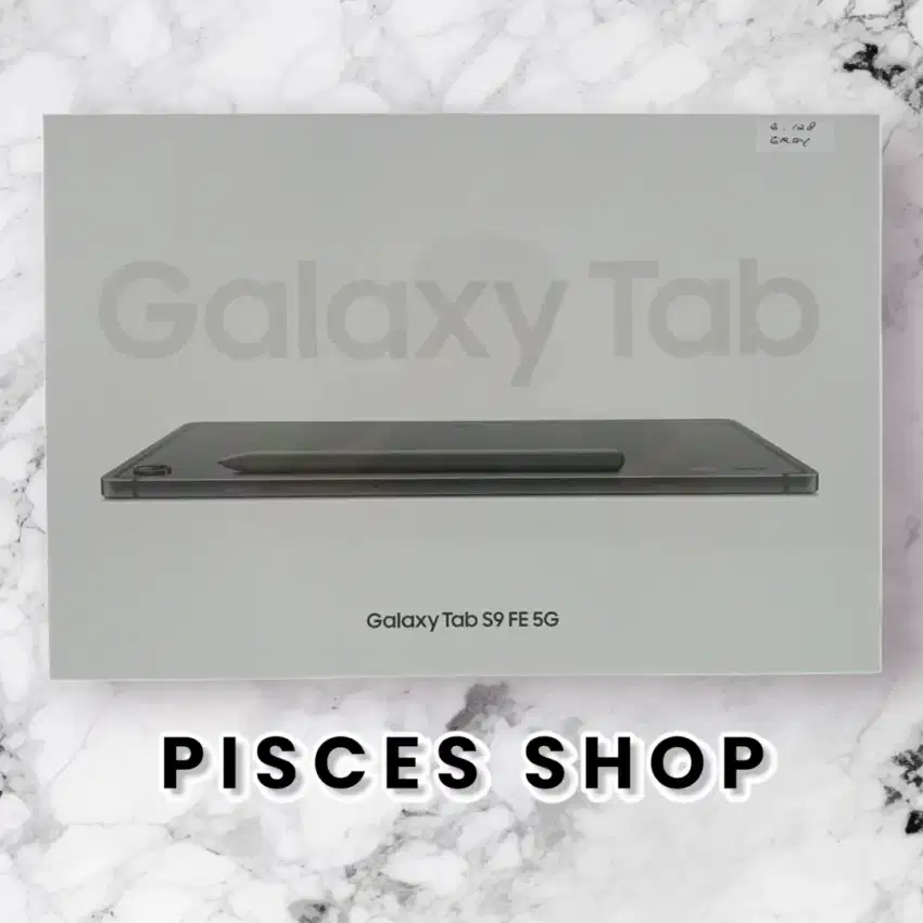 SAMSUNG GALAXY TAB S9 FE 5G RAM 6/128 NEW Segel Garansi Resmi 1 Tahun