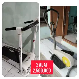 Dijual dua alat  treadmill plus sepeda statis