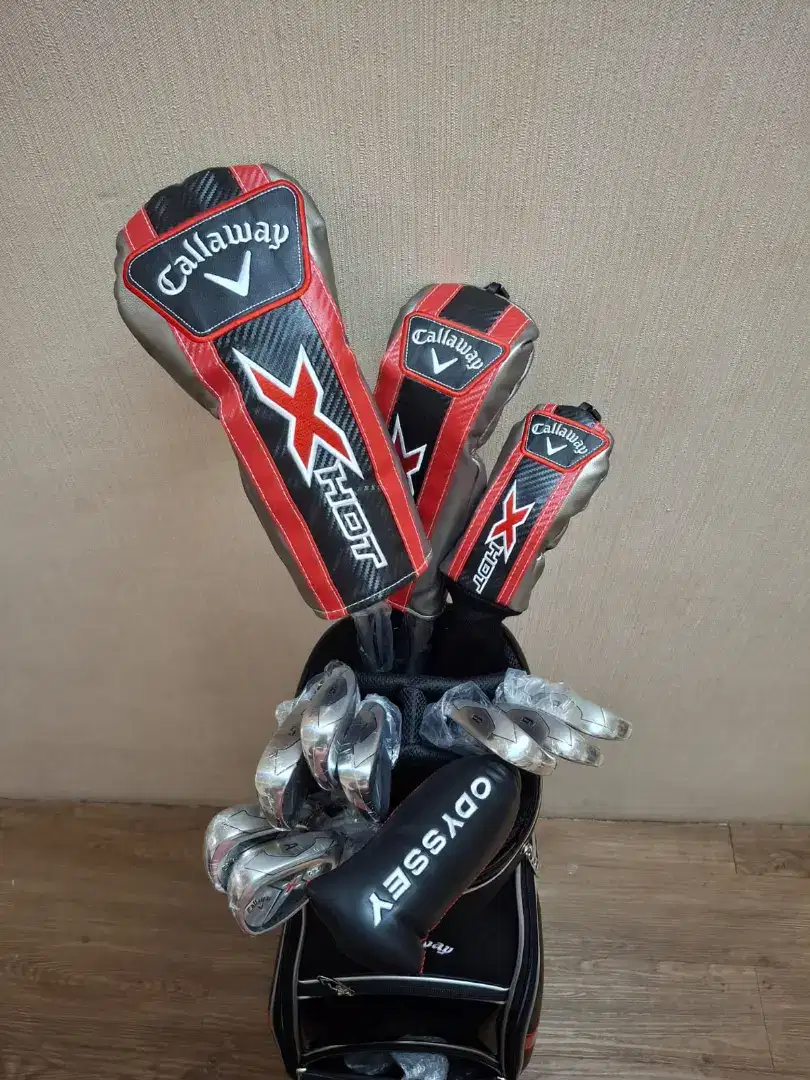 Stick Golf Full Set Callaway X Hot Kondisi Baru 100% Gress Full Segel