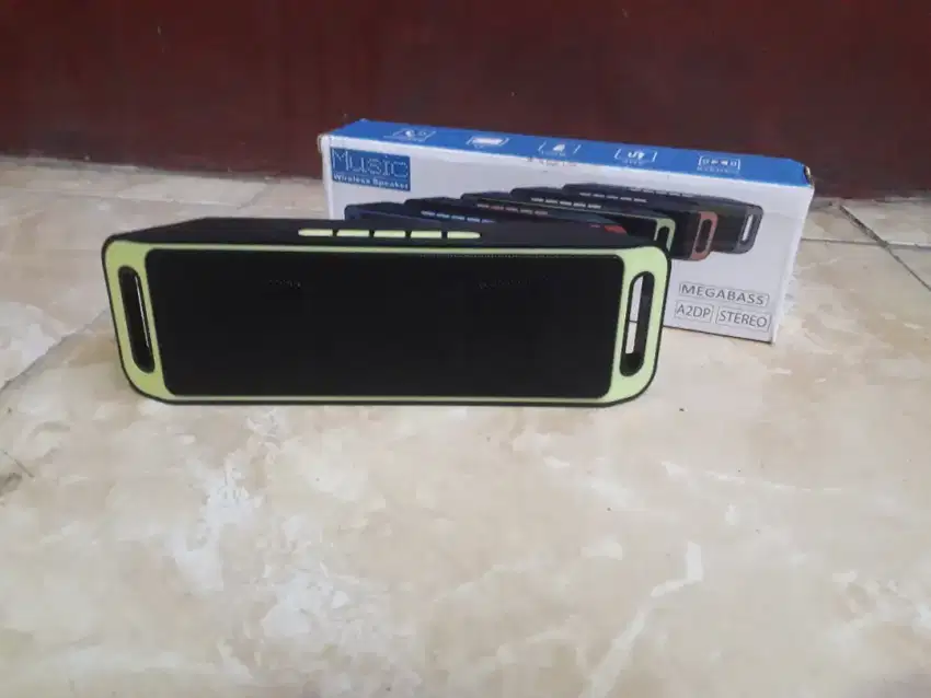 Speker bluetooth potable mini bass poris cipondoh