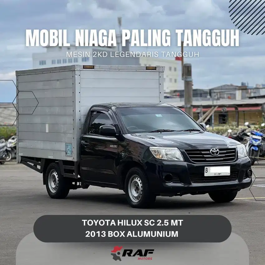 Toyota Hilux Box Diesel 2013 Manual Hitam Solar