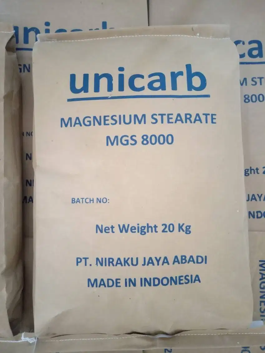 Jual Magnesium Stearate 20 kg per sak