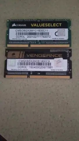 RAM Laptop DDR3 CORSAIR 8GB