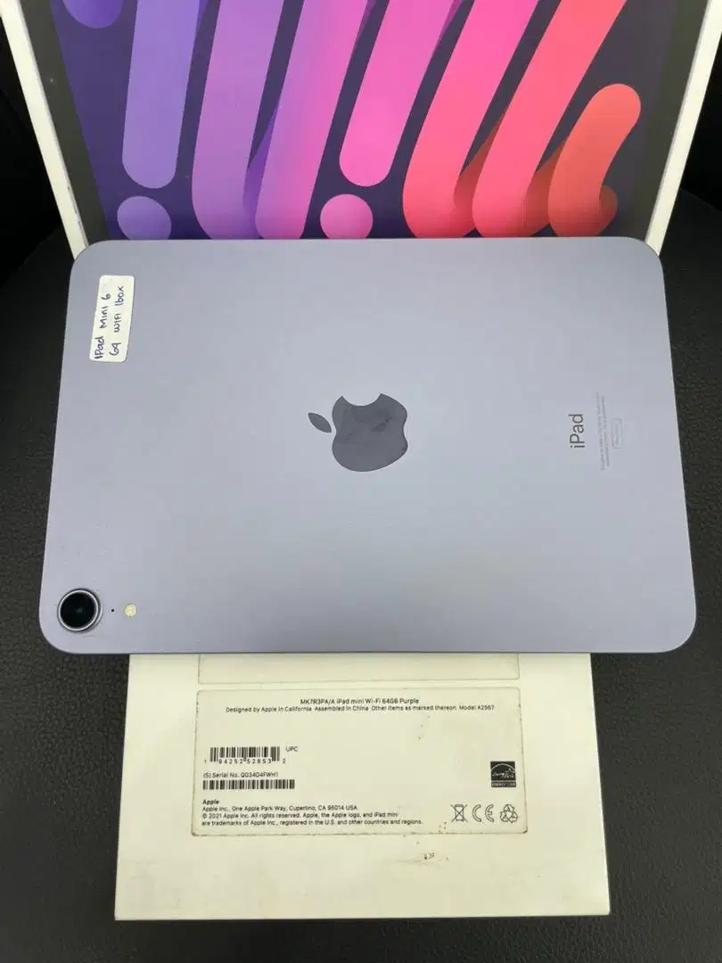 IPAD Mini 6 , Purple , 64GB Ibox Wifi Only