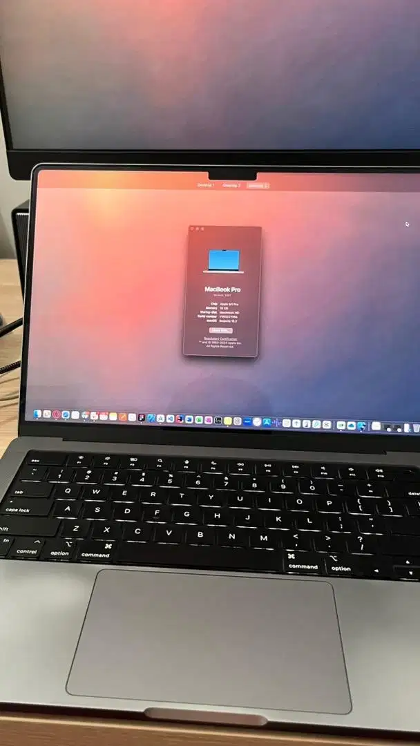 MACBOOK PRO M1 14inch 16gb/512gb