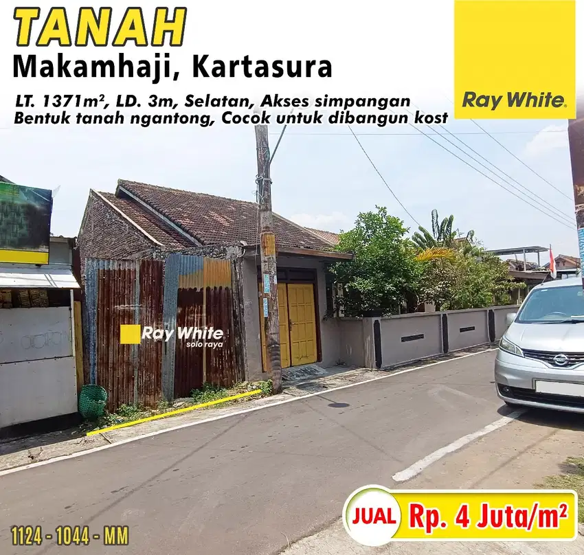 Dijual Tanah di Makamhaji Kartasura