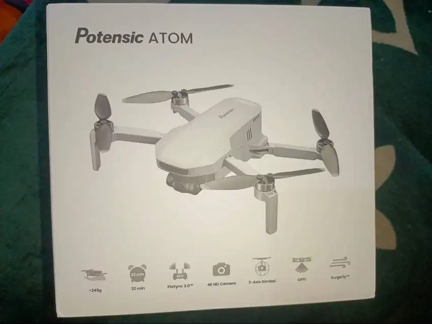 Drone Potensic Atom 4K Fly more combo 3 baterai