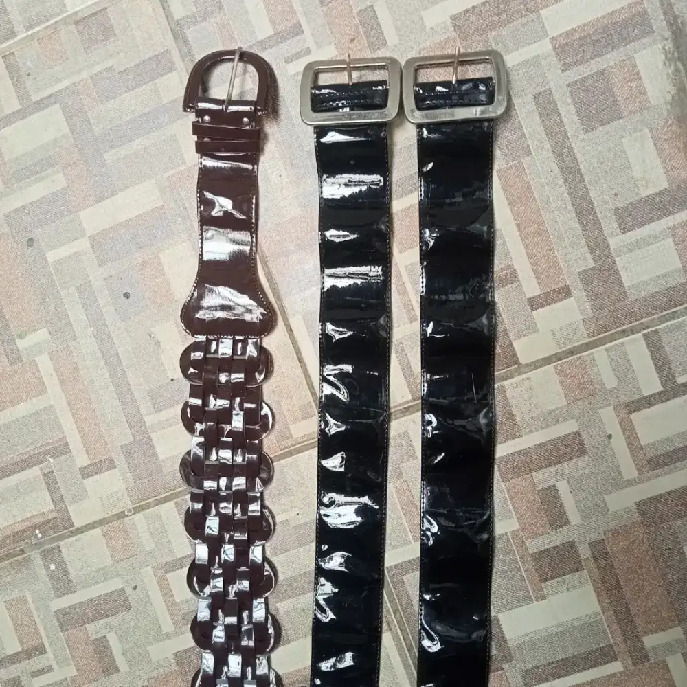 PRELOVED 3 GESPER WANITA KULIT SINTETIS