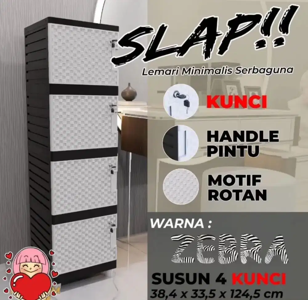 Ready Lemari 4 susun