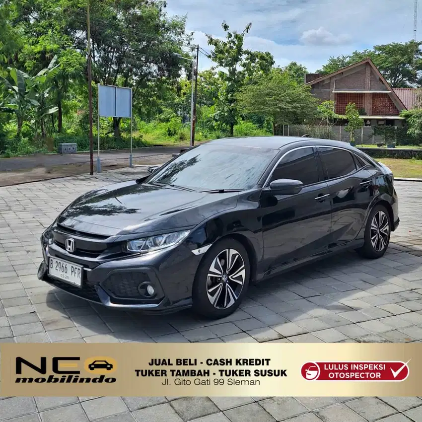 [ Garansi Mesin, Matic s/d 2 Th ] HONDA CIVIC HATCHBACK 1.5 S CVT 2018