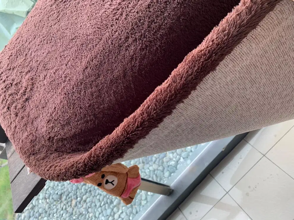 Karpet Soft Fur Coklat