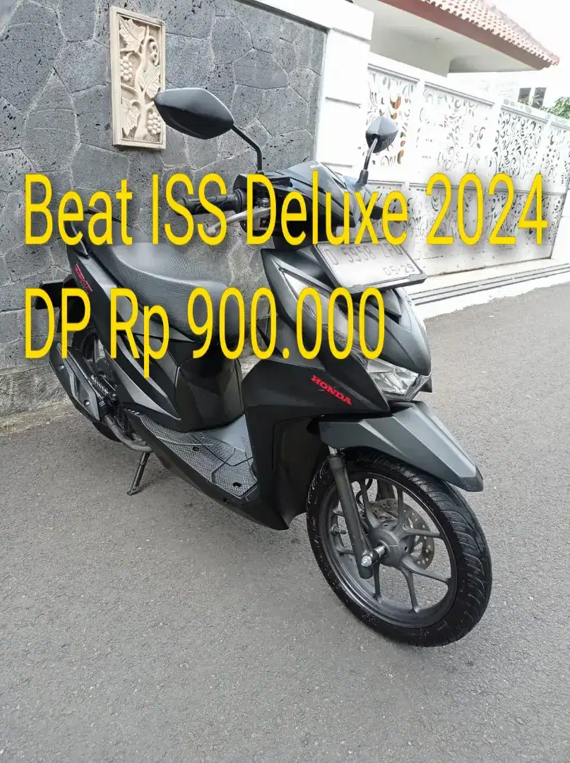 Beat Deluxe 2024. Pajak ON. Standar. Mulus. Ori. BanOK. Cash/Kredit/TT