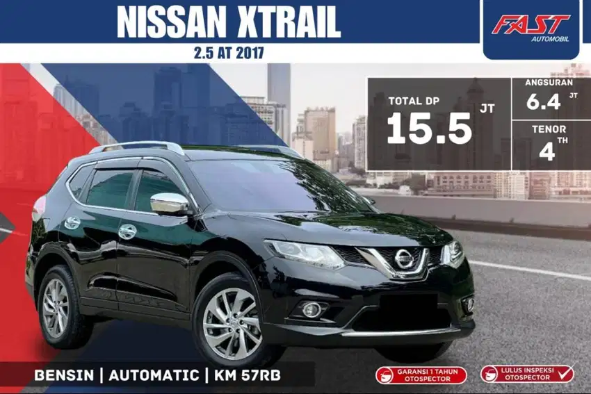 DP 15JT NISSAN XTRAIL 2017 2.5 AT LOW KM.57RB & PAJAK PANJANG #F7ST