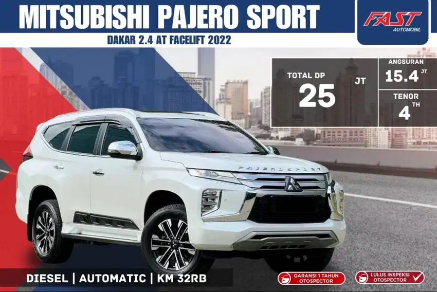 DP 25JT MITSUBISHI PAJERO DAKAR 2022 FACELIFT 2.4 SUNROOF KM.32RB#F4ST