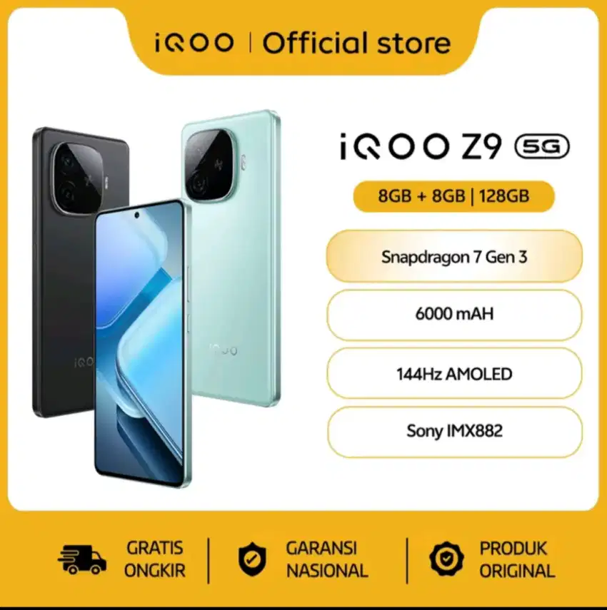 IQOO Z9 5G (256 GB) 6000 MAH