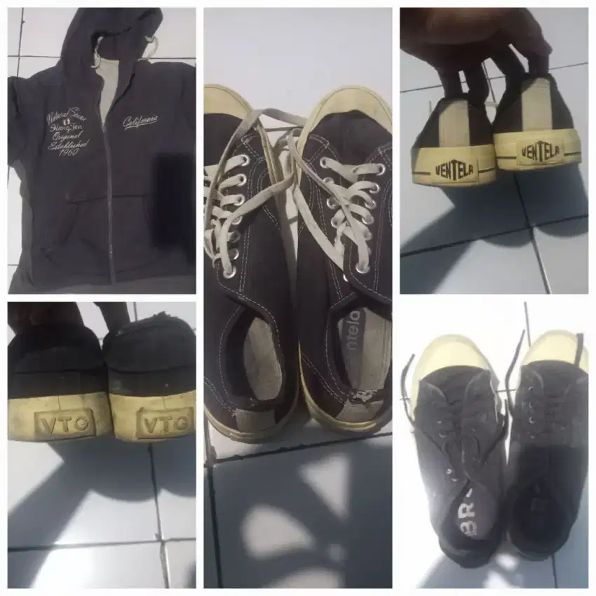 jual sepatu dan jaket