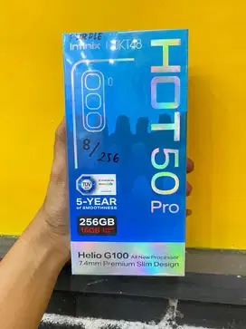 Infinix Hot 50 Pro 8/256 GB Baru Garansi Resmi (Free Delivery)