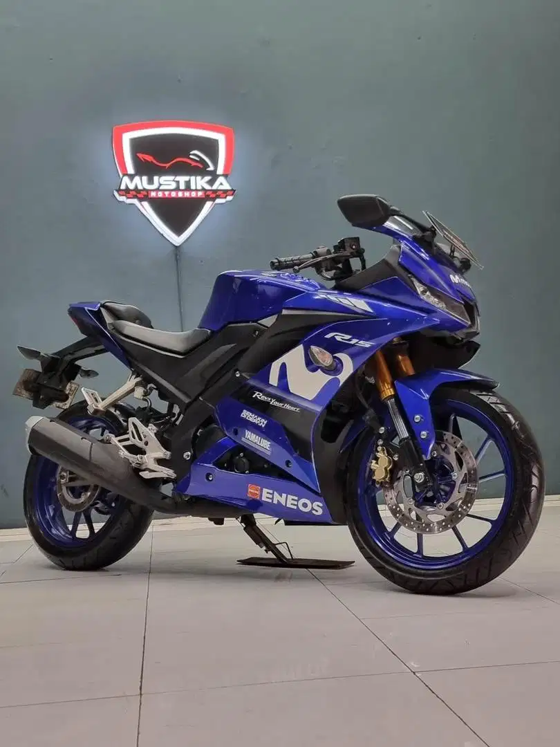 Unit Istimewa‼️ Yamaha R15 V3 2018 Biru Movistar Favorit - Zaky Mustika