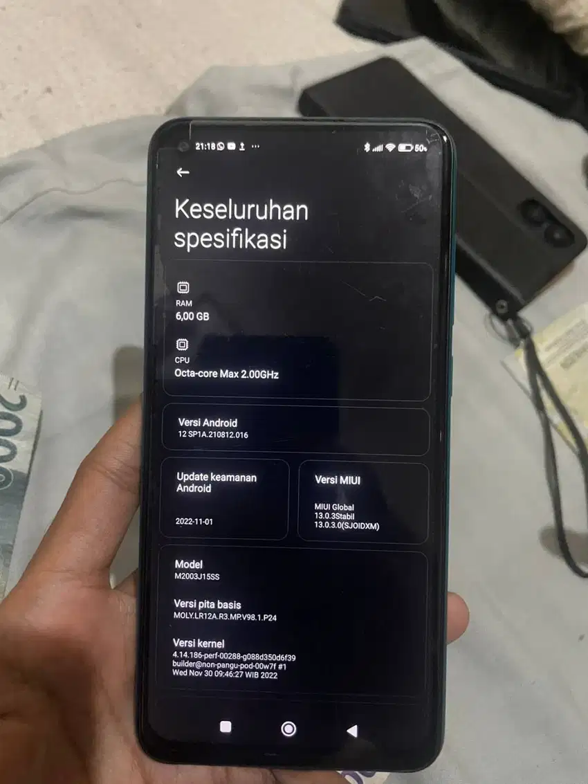 REDMI NOTE 9 PRO BEKAS IBU-IBU GAES