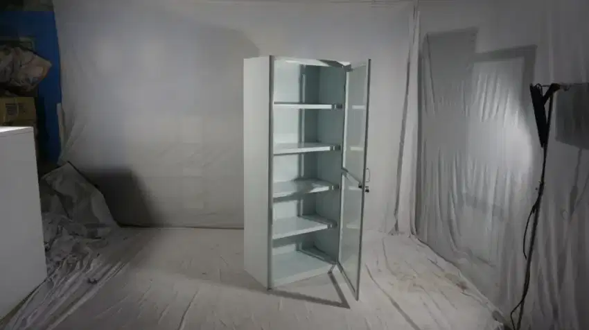 LEMARI 1 PINTU BESI || LEMARI INSTRUMEN 1 PINTU || LEMARI OBAT 1 PINTU