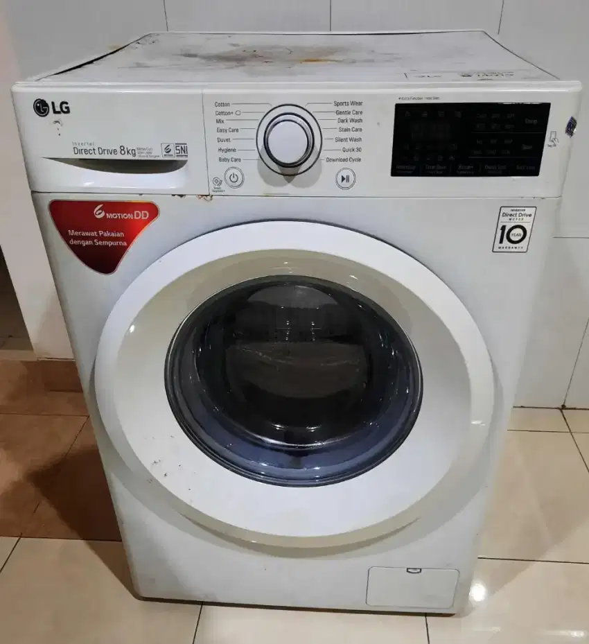 Preloved Mesin Cuci LG Inverter

Kapasitas 8kg