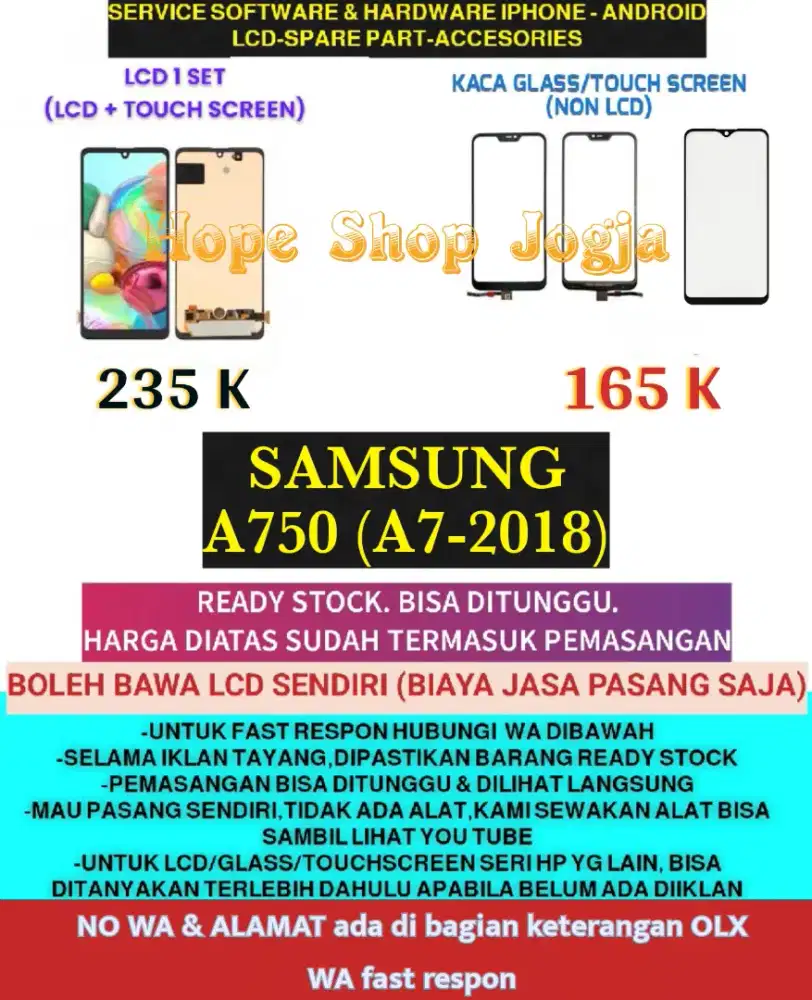 Baterai-Touchscreen-LCD SAMSUNG A750 (A7-2018)