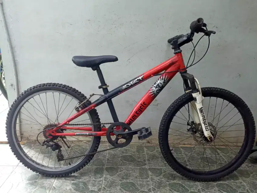 Wimcycle Rocket MTB 24 6 speed. Lancar ttambah speda bisa jg