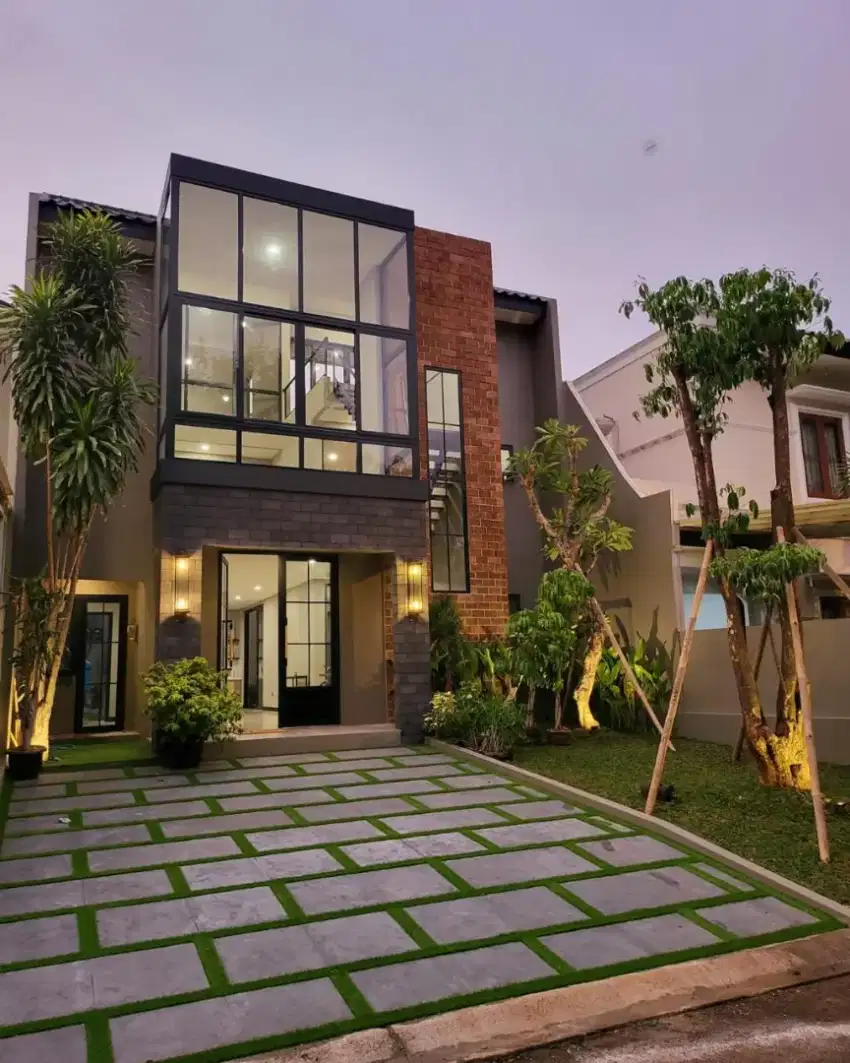 Rumah brandnew cantik siap huni strategis di Cluster BSD Tangsel.