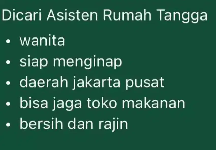 Asisten Rumah Tangga