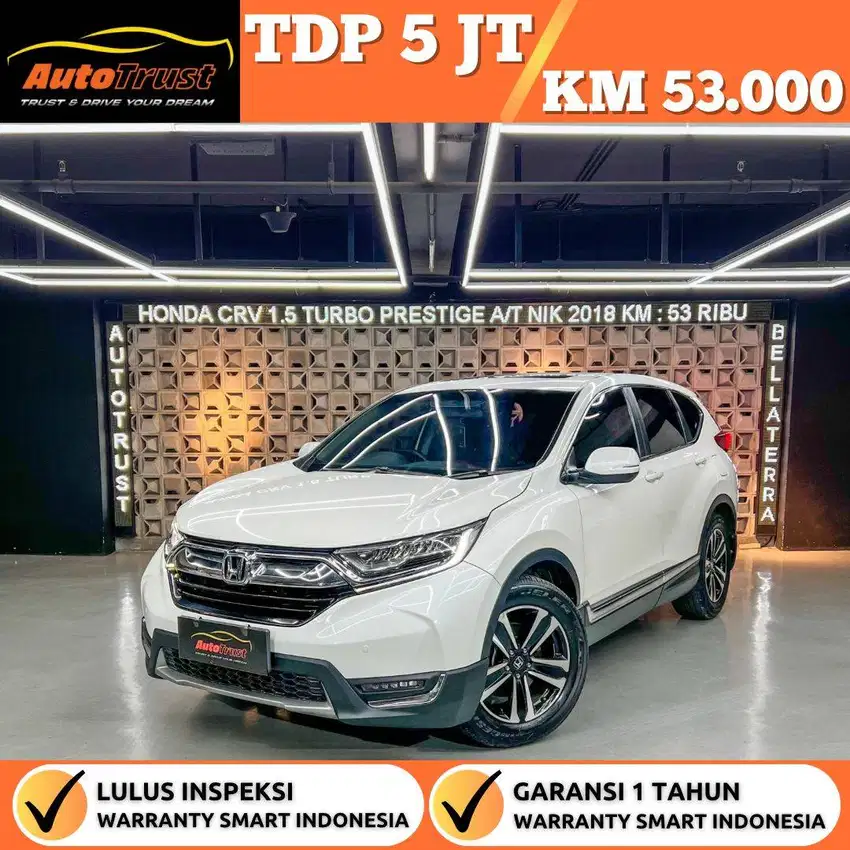 Tdp 5 Juta Honda Crv 1.5 Turbo Prestige A/T Nik.2018/David