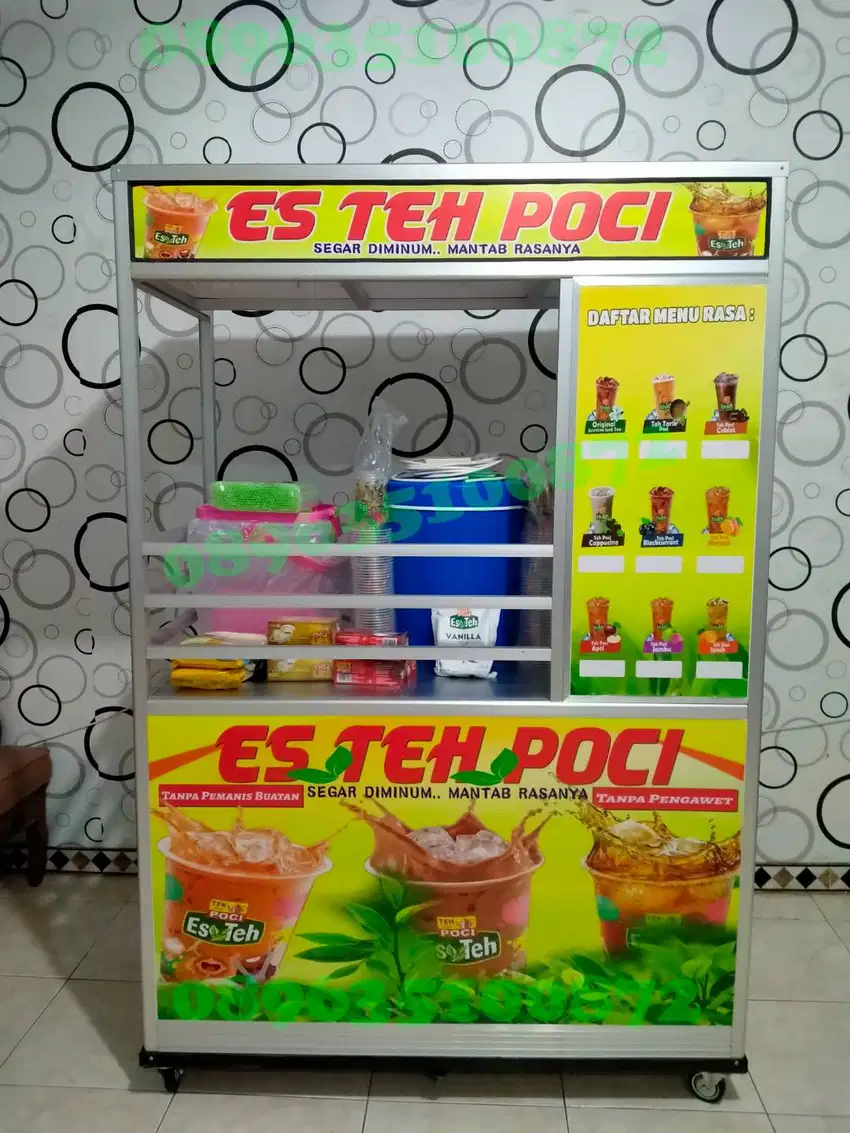 Usaha Es Teh Poci Gerobak