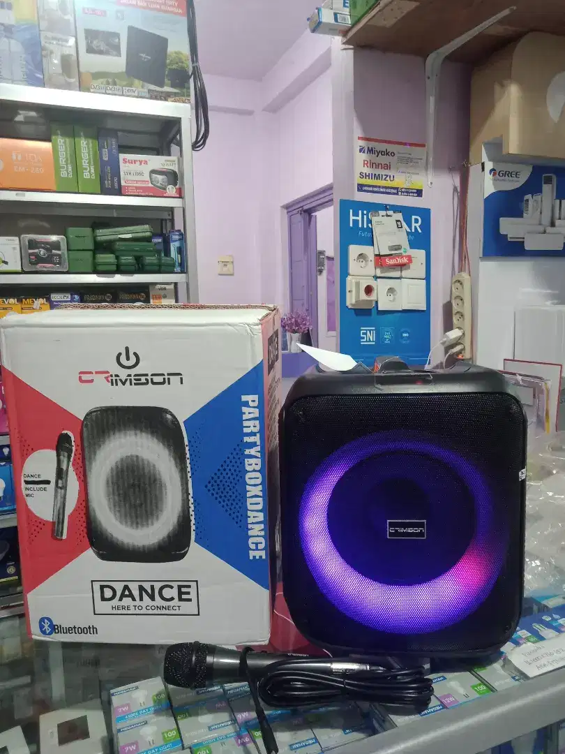 Speaker bluetooth CRIMSON 8 inc free mic