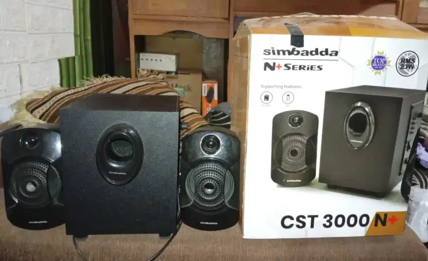 Speaker Simbadda bluetooth Cst 3000N siap pakai