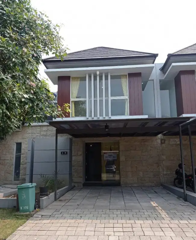 Rumah modern minimalis homey di Graha Natura SHGB bisa KPR