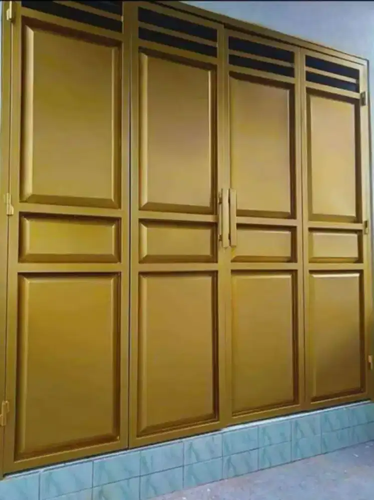 Pemasangan pintu henderson gerbang toko ruko #876