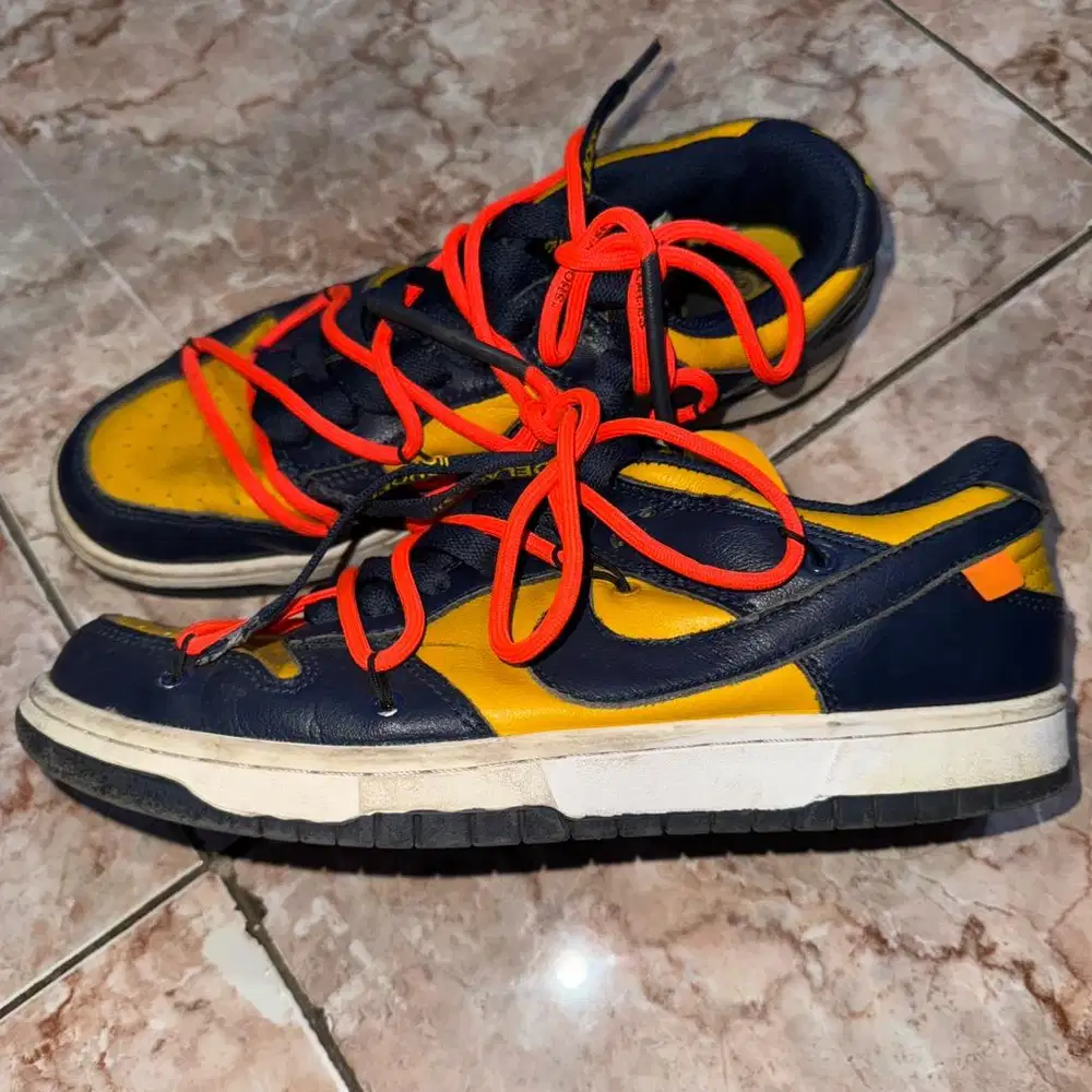 Nike SB Dunk Low X Off White University Gold