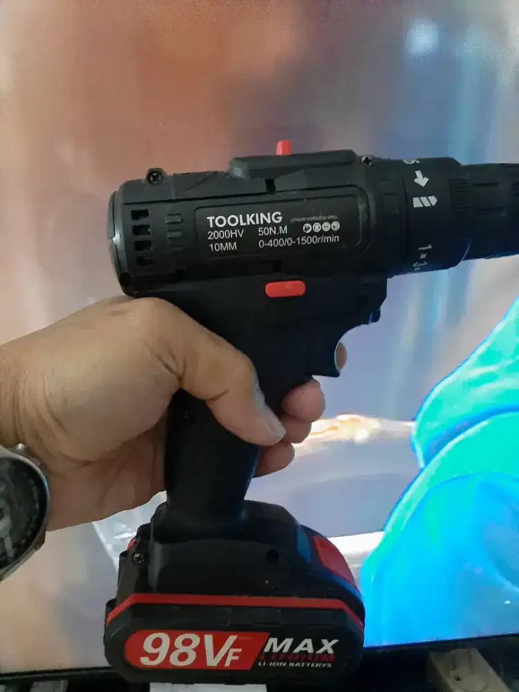 Borr Baterai Murah 2ribu Rpm Bor Sgt Kuat utk Baja Beton 30percepatan