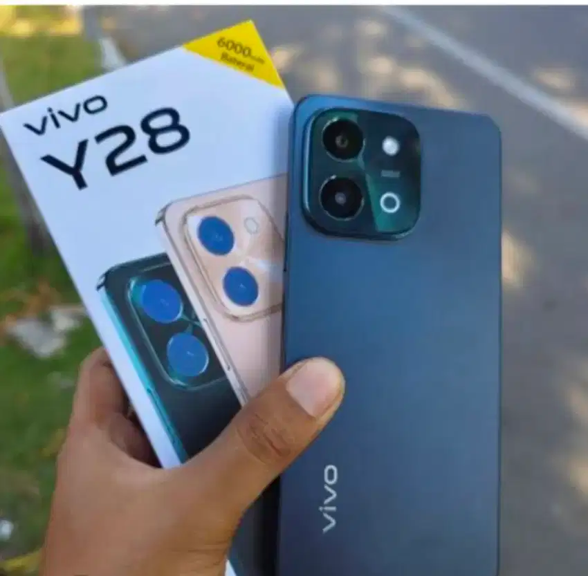 Murah HP vivo Y28 8/256 baterai 6000mah, mulus seperti baru