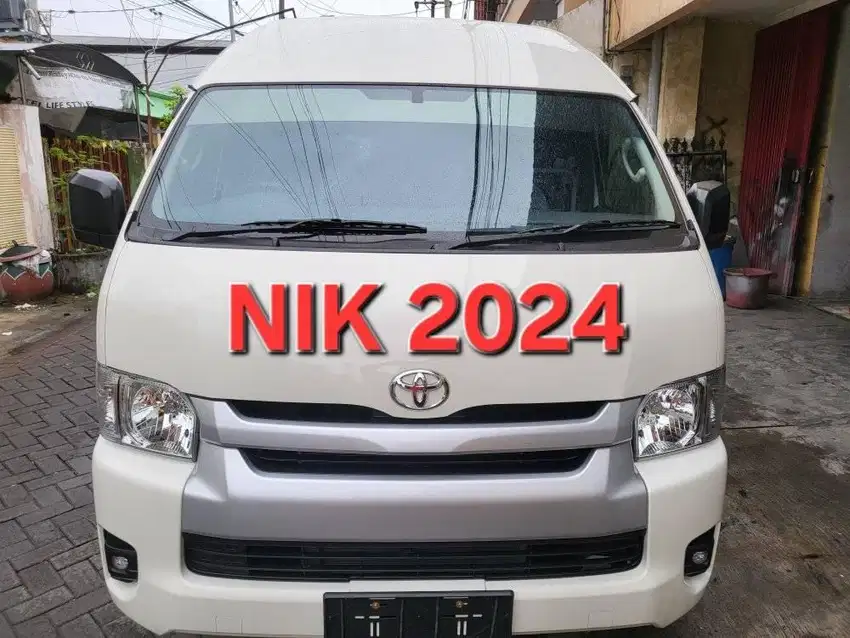 TOYOTA HIACE COMMUTER 3.0 DISEL MANUAL 2024 PUTIH BARU GRESSS