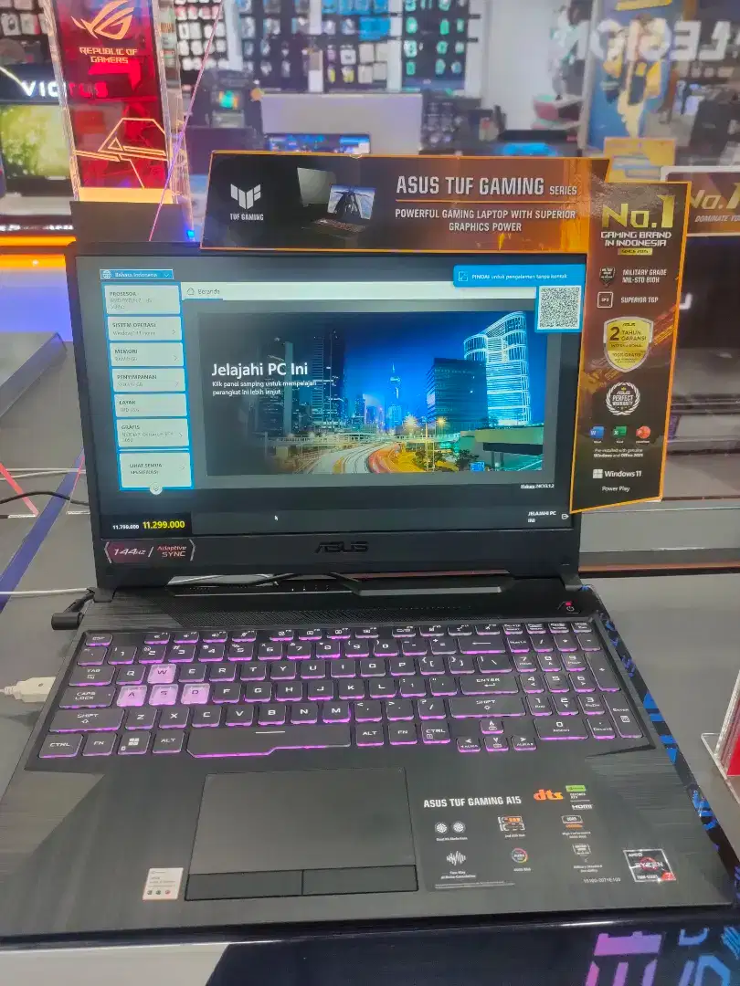 Ready Laptop Asus Tuf Gaming Rayzen 7, Bisa Cicilan Tanpa Kartu kredit