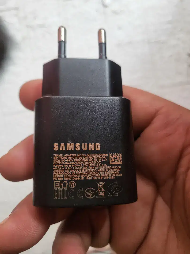 Charger ori samsung cabutan type C