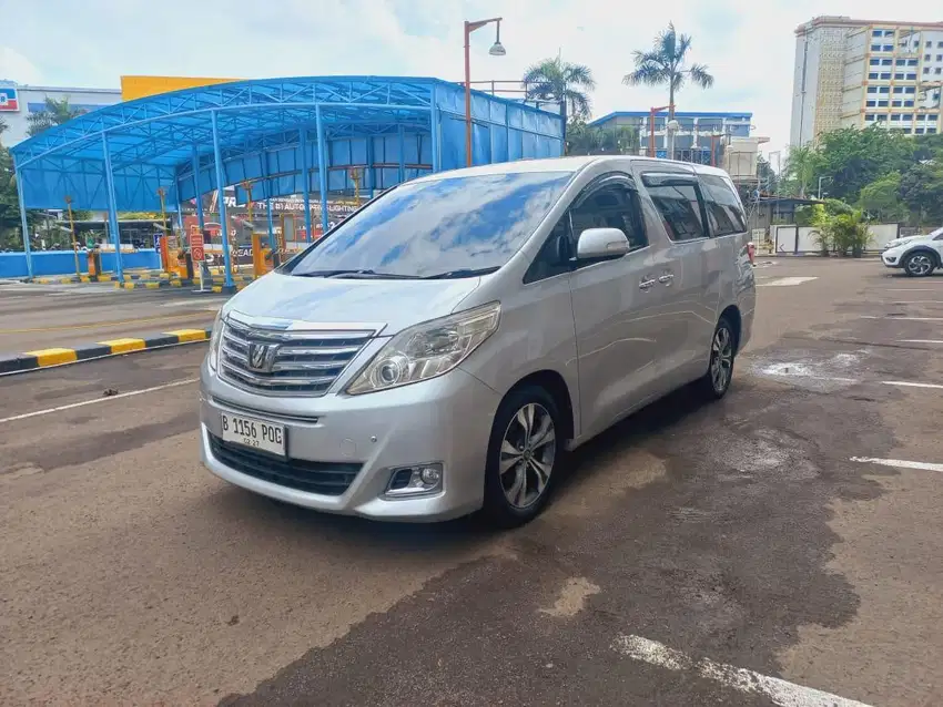 Toyota Alphard 2012 TDP 1jt bergaransi bebas tabrak dan banjir