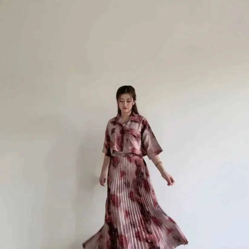 Women Dress New Jko1011 All Size Fit - Twill Print