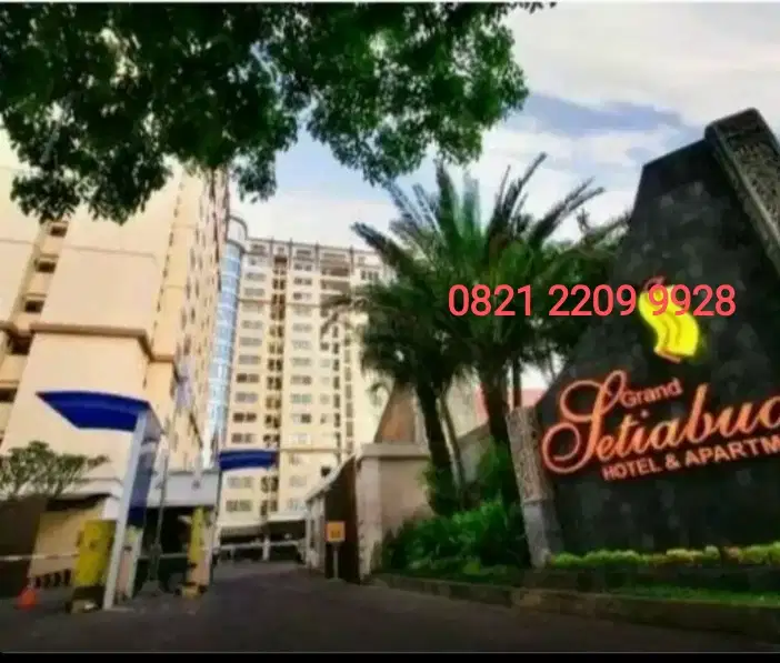 Disewakan bulanan apartemen grand Setiabudi type 3br furnished + wifi